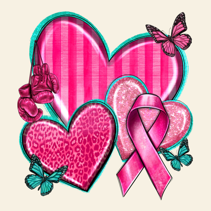 Breast Cancer Hearts Vintage Tee by texasbilliewilder | Teevron