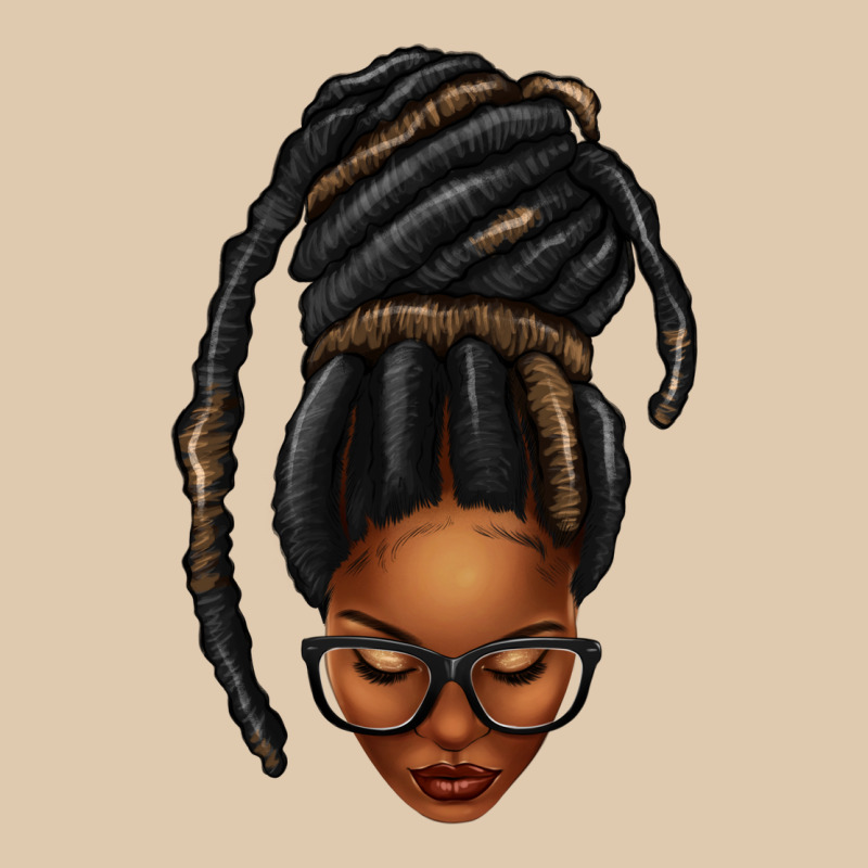 Afro Woman Faux Jumbo Locs Heavyweight Sweatshirt by texasbilliewilder | Teevron