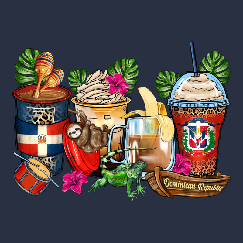 Dominican Republic Coffee Cups Heavyweight Sweatshirt by Zillion Design Studio | Teevron