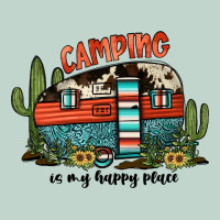 Camping Is My Happy Place Zipper Hoodie | Teevron