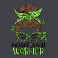 Messy Bun Mental Health Warrior Heavyweight Hoodie | Teevron