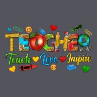 Teacher Teach Love Inspire Tbw Vintage Hoodie | Teevron