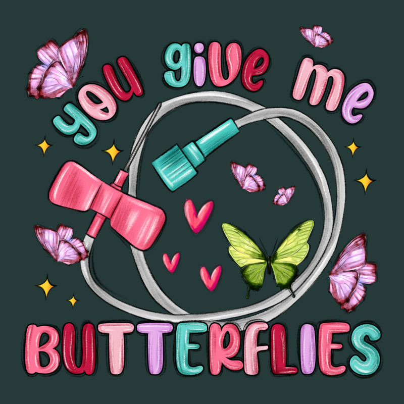 You Give Me Butterflies Premium Sweatshirt by MaliasSmallBusiness | Teevron