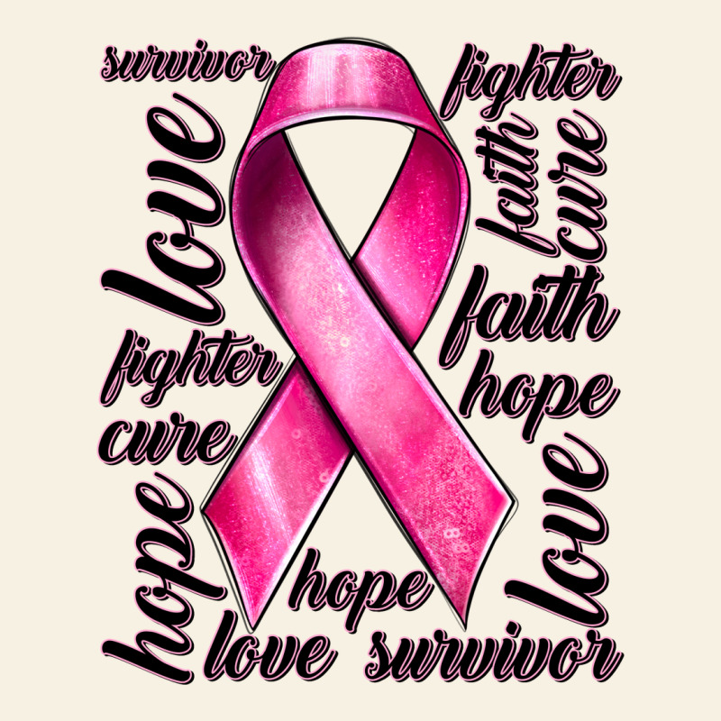 Breast Cancer Ribbon Hope Love Faith Vintage Tee by texasbilliewilder | Teevron