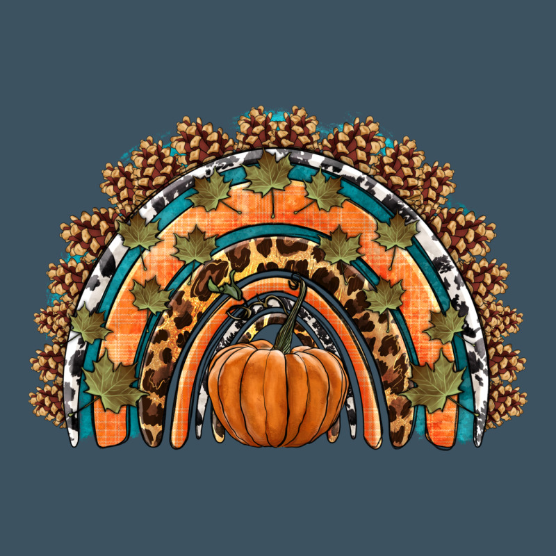 Fall Pumpkin Rainbow Urban Heavy Tee by HRA Design Shop | Teevron