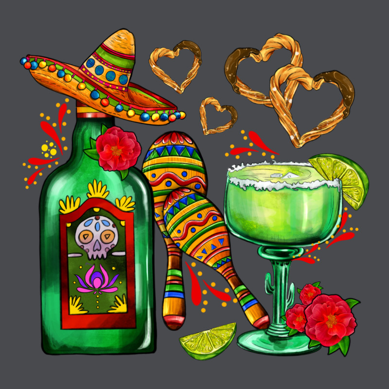 Mexican Tequila Margarita And Maracas Zipper Hoodie by AdoDesignShop | Teevron