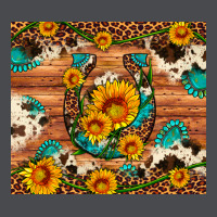 Sunflower Gemstone Leopard Cowhide Horseshoe Zipper Hoodie | Teevron