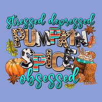 Stressed Depressed Pumpkin Spice Obsessed Long Sleeve Tee | Teevron