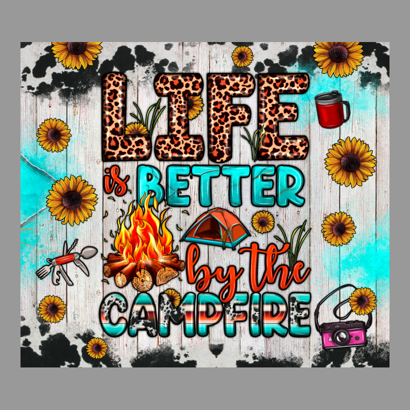 Life Is Better By The Campfire Vintage Hoodie by JahusDesignShop | Teevron