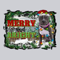 Merry And Bright Pitbull With Farm Heavyweight Sweatshirt | Teevron