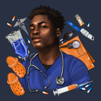 Afro Man Nurse Heavyweight Sweatshirt | Teevron