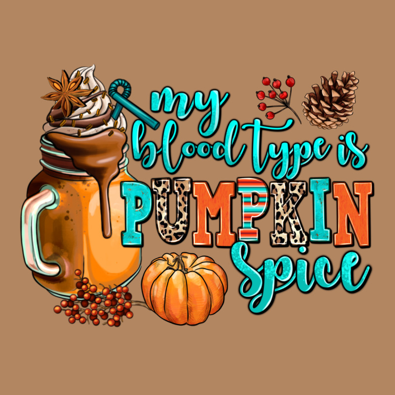 My Blood Type Is Pumpkin Spice Long Sleeve Tee by AdoDesignShop | Teevron