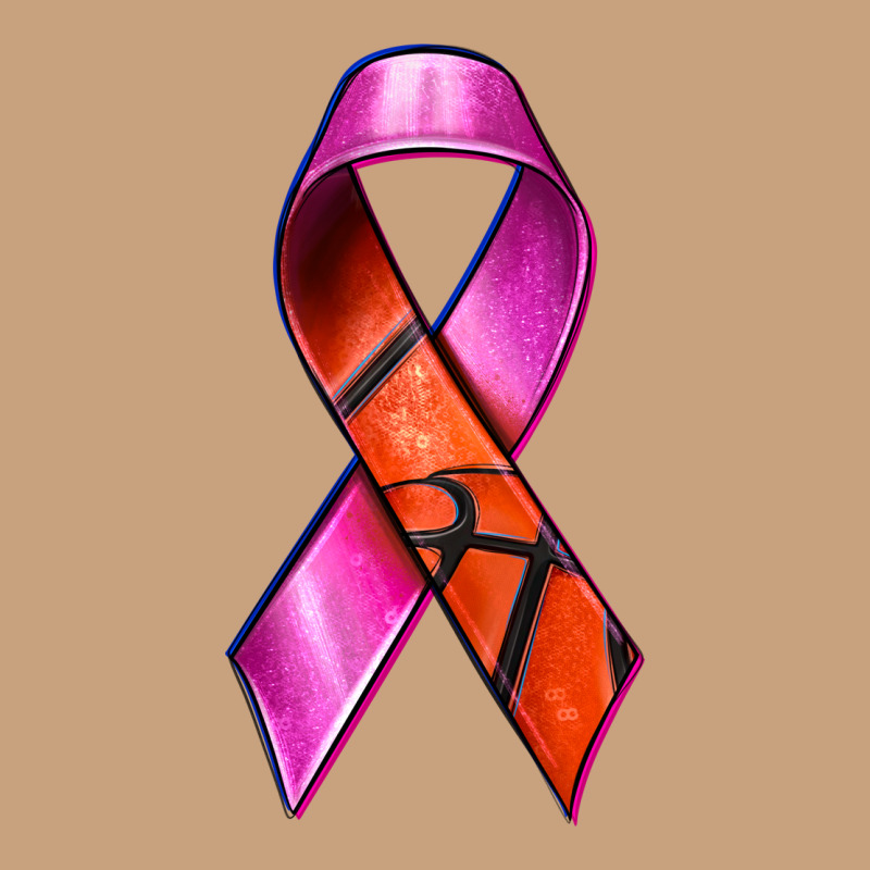 Breast Cancer Ribbon Basketball Vintage Tee by texasbilliewilder | Teevron