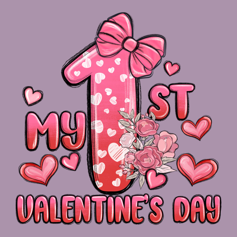 My First Valentines Day Heavyweight Hoodie by MaliasSmallBusiness | Teevron