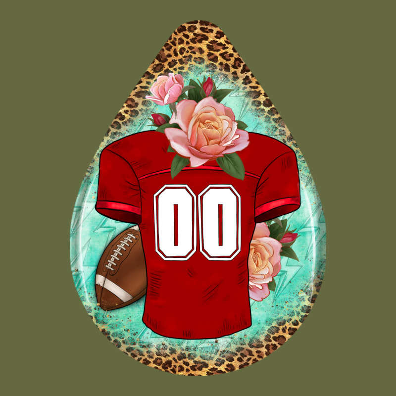 American Football And Western Roses Teardrop Long Sleeve Tee by BundleAndBundleShop | Teevron