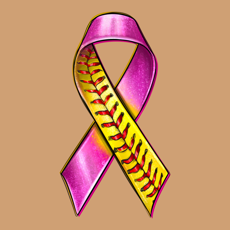 Breast Cancer Ribbon Softball Vintage Tee by texasbilliewilder | Teevron