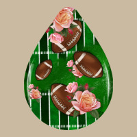 American Football And Western Roses Teardrop Long Sleeve Tee | Teevron
