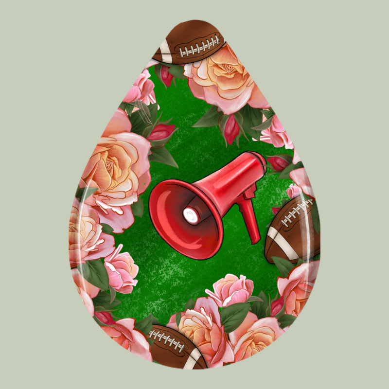 American Football And Western Roses Teardrop Long Sleeve Tee by BundleAndBundleShop | Teevron