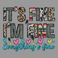 It S Fine I M Fine Everything S Fine Vintage Hoodie | Teevron