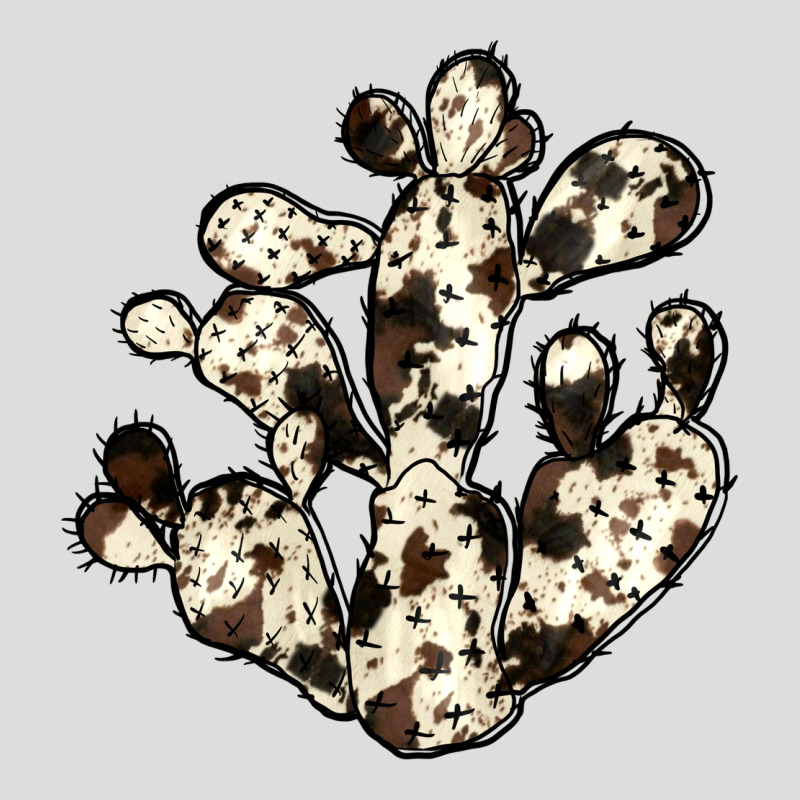 Cowhide Cactus Zipper Hoodie by JahusDesignShop | Teevron