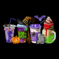 Halloween Coffee Cups Long Sleeve Tee | Teevron
