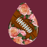 American Football And Western Roses Teardrop Long Sleeve Tee | Teevron