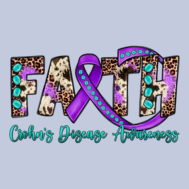 Faith Crohn's Disease Awareness Long Sleeve Tee by JahusDesignShop | Teevron