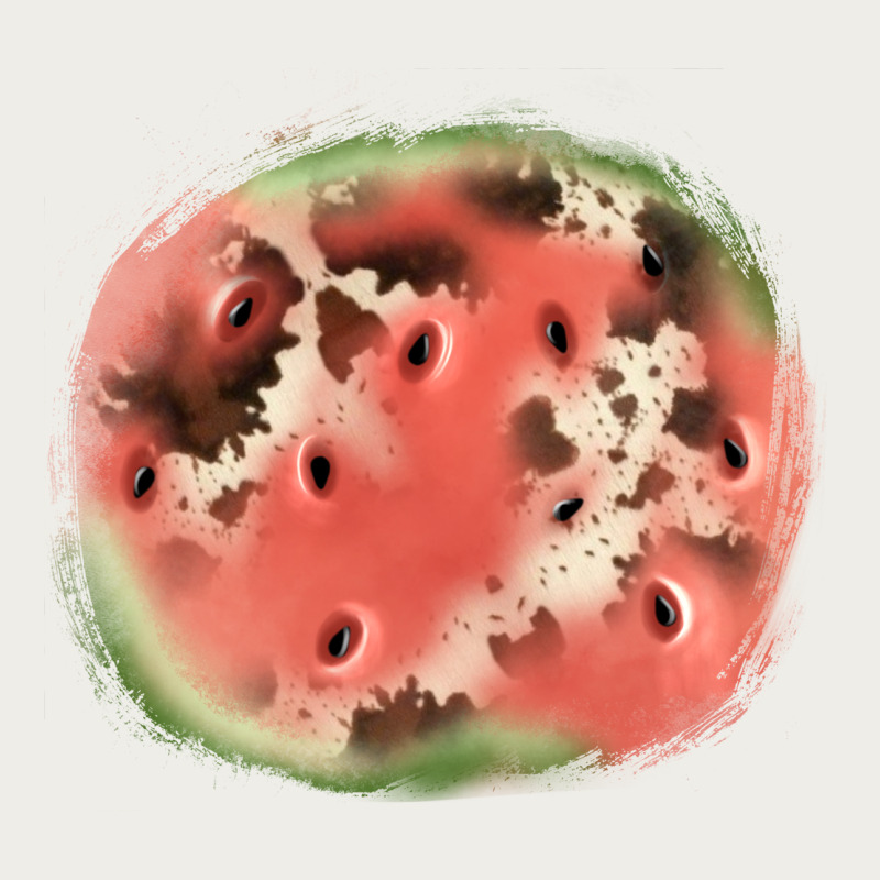 Watermelon Cowhide Patch3 Zipper Hoodie by JahusDesignShop | Teevron