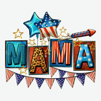 All American Mama 4th Of July Urban Heavy Tee | Teevron