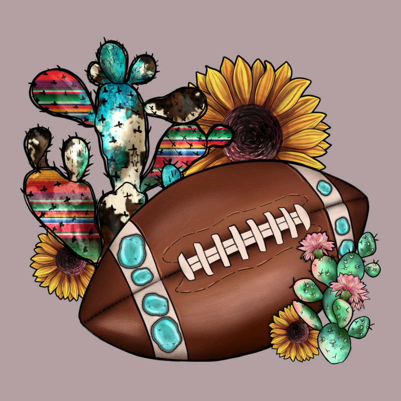 Football Cactus Sunflower Vintage Hoodie by JahusDesignShop | Teevron