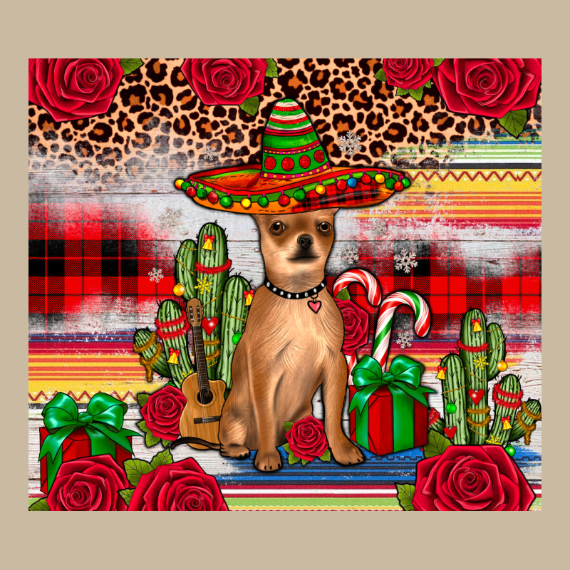 Chihuahua Christmas Long Sleeve Tee by JahusDesignShop | Teevron