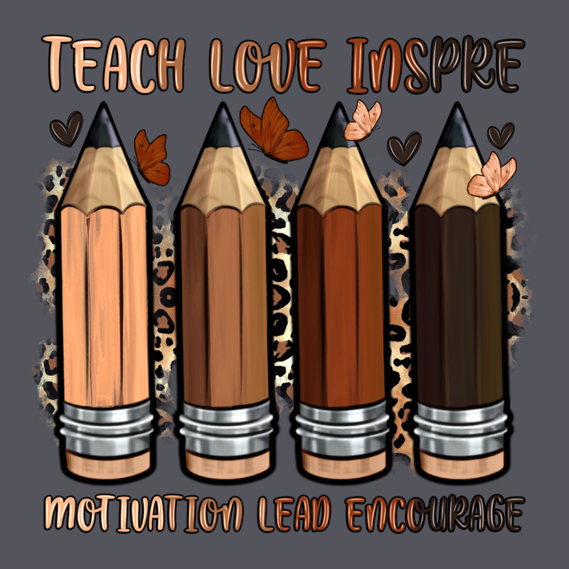 Teach Love Inspire Motivation Lead Encourage Vintage Hoodie by Zillion Design Studio | Teevron