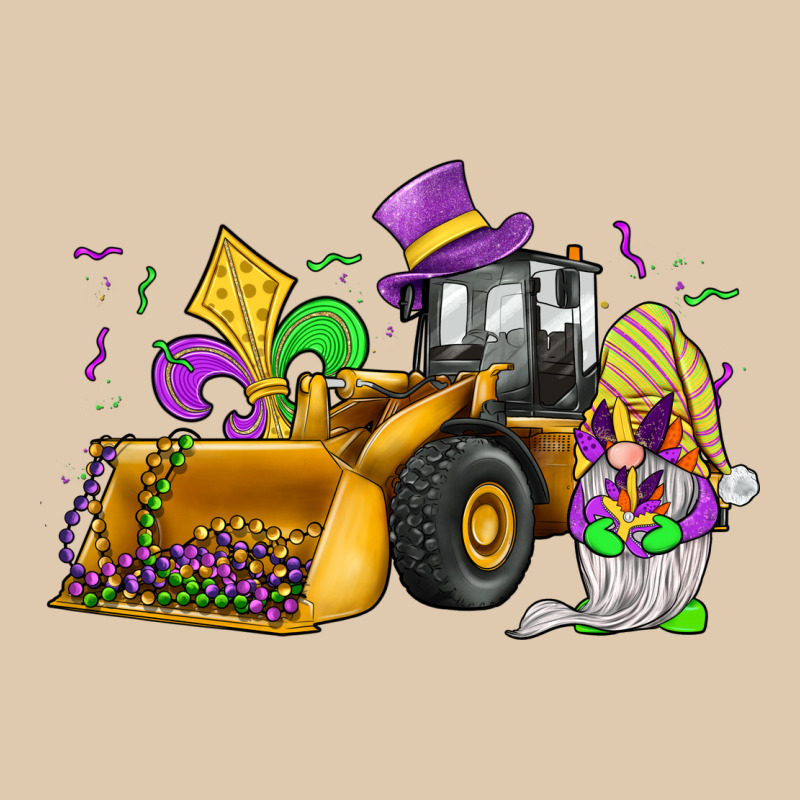 Mardi Gras Gnome Bulldozer Classic Tee by JahusDesignShop | Teevron