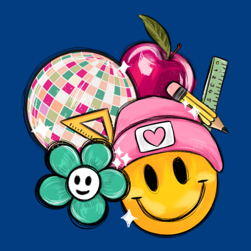 Smiley Face And School Elementary Premium Sweatshirt by MaliasSmallBusiness | Teevron