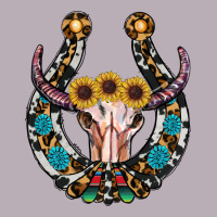 Western Horseshoe Skull Vintage Tee | Teevron