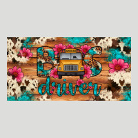 Bus Driver School Bus Cowhide License Plate Zipper Hoodie | Teevron