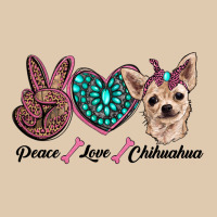 Peace Love Chihuahua Heavyweight Sweatshirt | Teevron