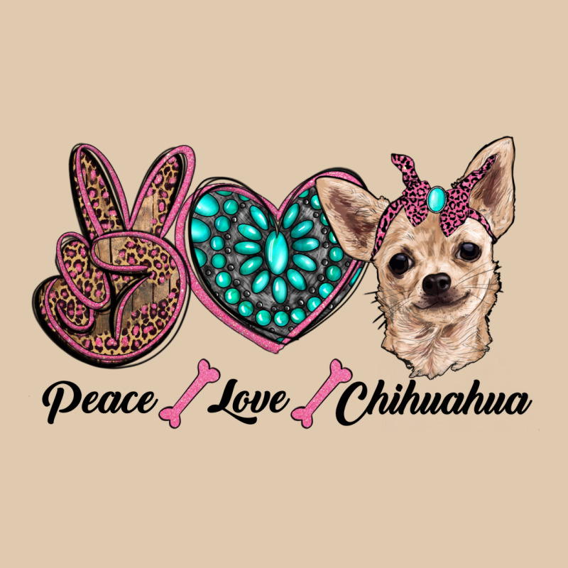 Peace Love Chihuahua Heavyweight Sweatshirt by RanaPortraitStore | Teevron
