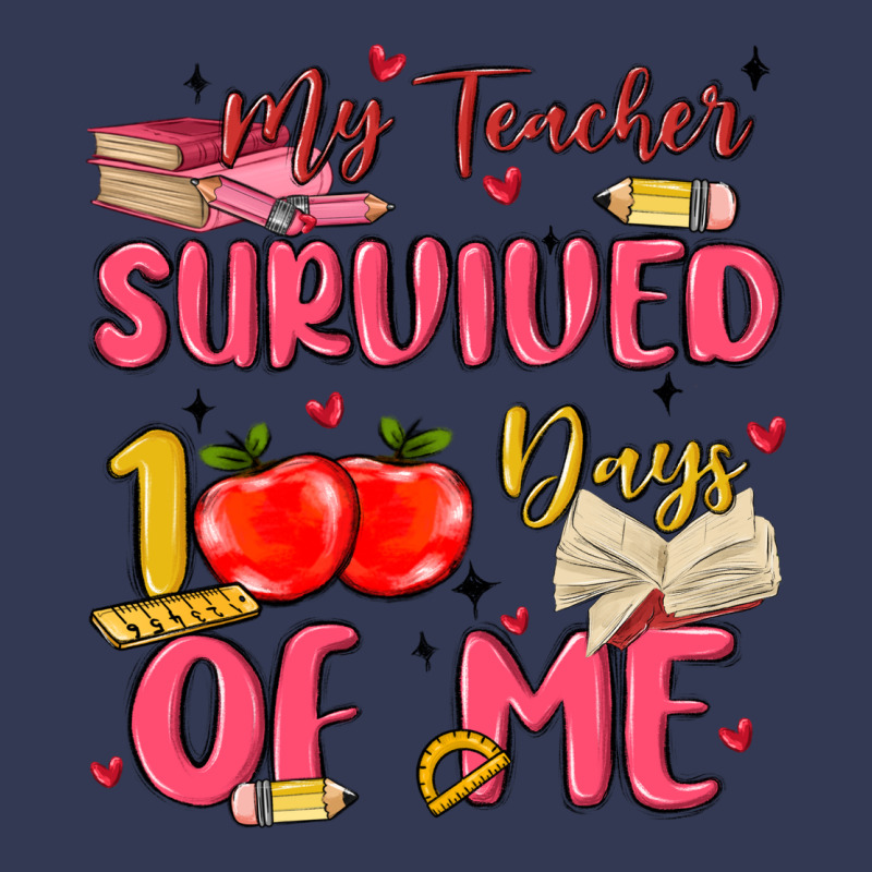 My Teacher Survived 100 Days Of Me Heavyweight Hoodie by MaliasSmallBusiness | Teevron