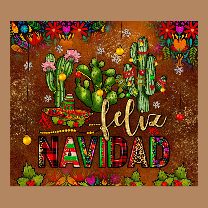 Feliz Navidad Cactus Long Sleeve Tee by JahusDesignShop | Teevron