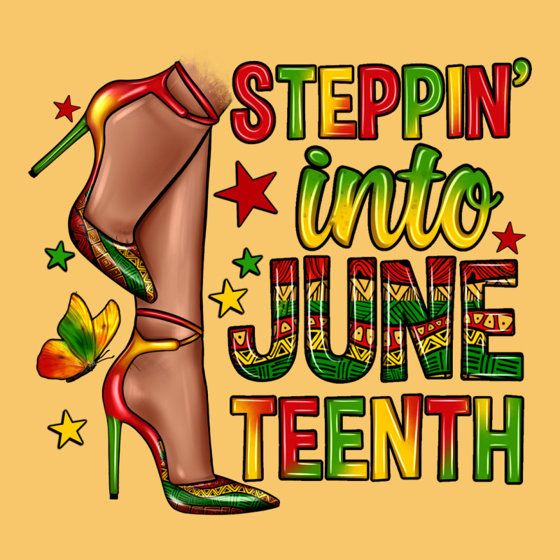 Steppin Into Juneteenth Vintage Hoodie by Zillion Design Studio | Teevron