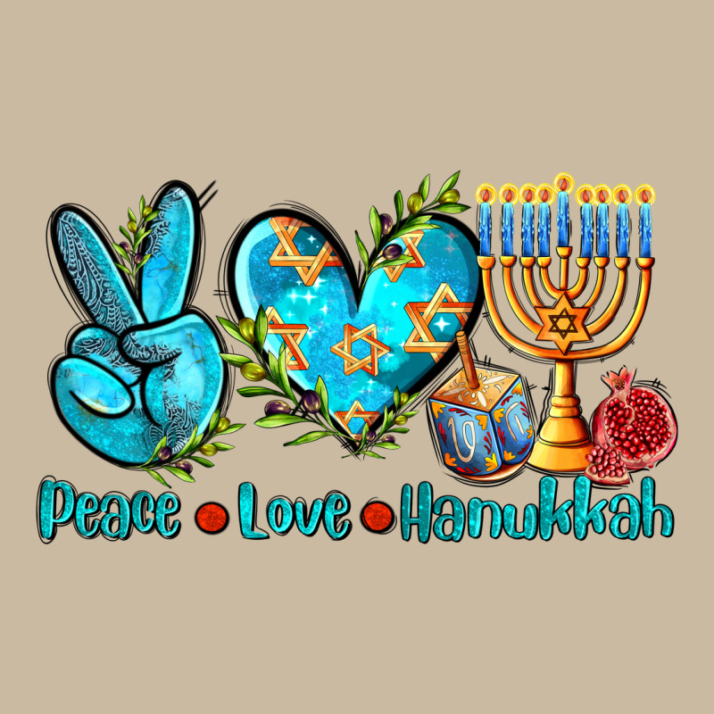 Peace Love Hanukkah Long Sleeve Tee by AdoDesignShop | Teevron