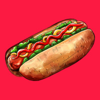 American Hot Dog Zipper Hoodie | Teevron