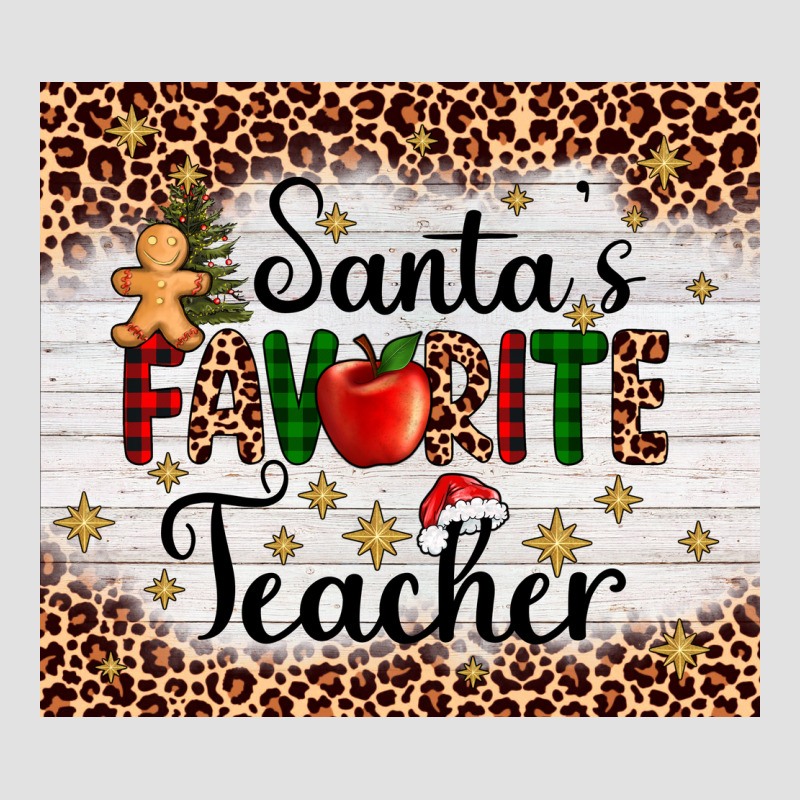 Santa's Favorite Teacher Premium Hoodie by AdoDesignShop | Teevron
