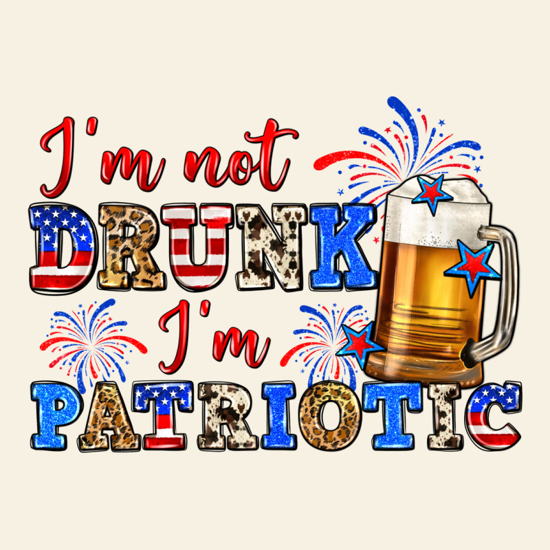 I'm Not Drunk I'm Patriotic Zillion Vintage Tee by Zillion Design Studio | Teevron