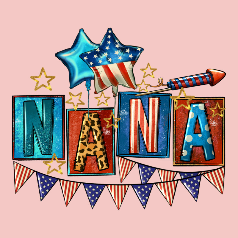 American Nana 4th Of July Urban Heavy Tee by CowGirlArtShop | Teevron
