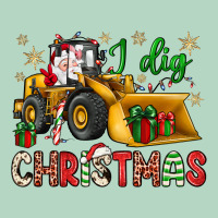 I Dig Christmas Bulldozer Santa Classic Tee | Teevron
