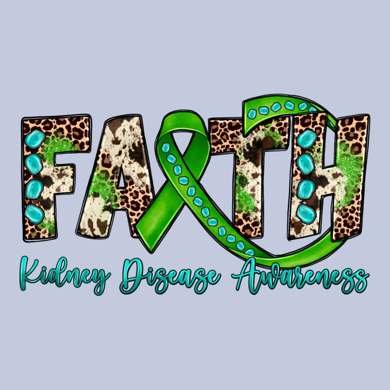 Faith Kidney Disease Awareness Long Sleeve Tee by JahusDesignShop | Teevron