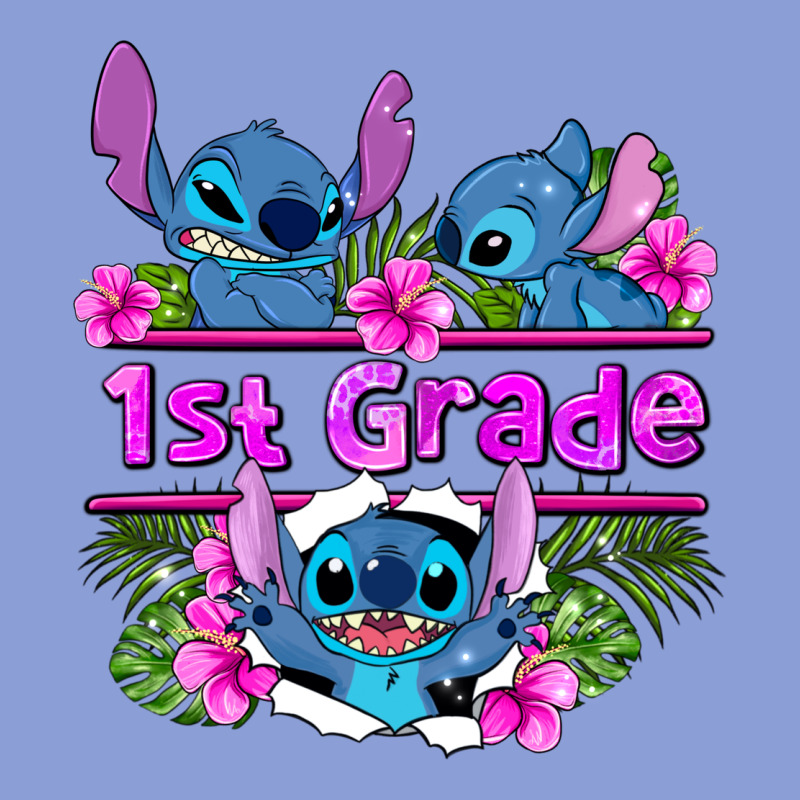 Preview Flower Stitch 1st Grade Long Sleeve Tee by AdoDesignShop | Teevron