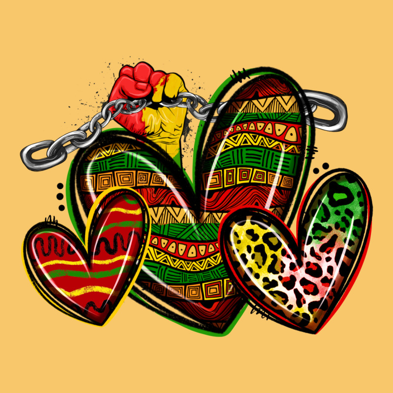 Juneteenth Hearts Vintage Hoodie by Zillion Design Studio | Teevron